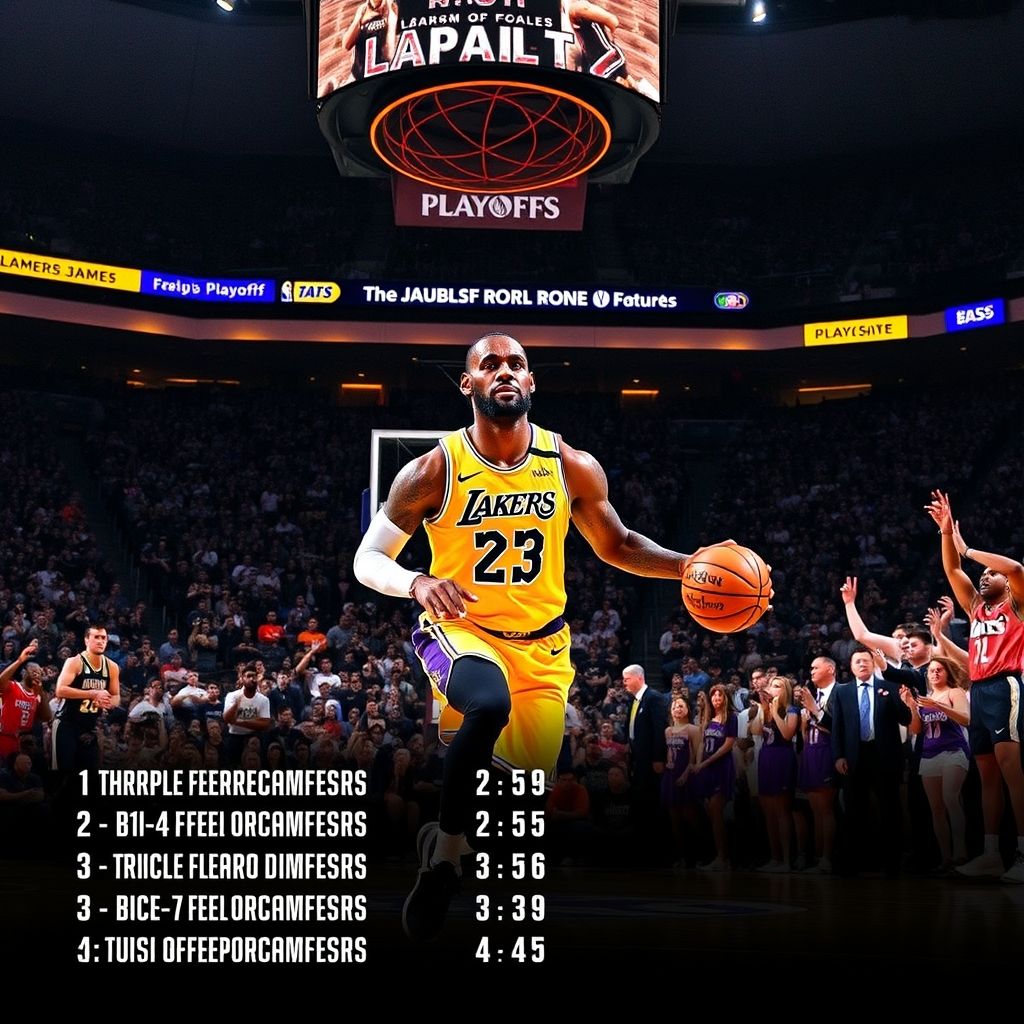 星空体育在线网页版-詹姆斯在季后赛中获得三双表现，刷新了个人记录